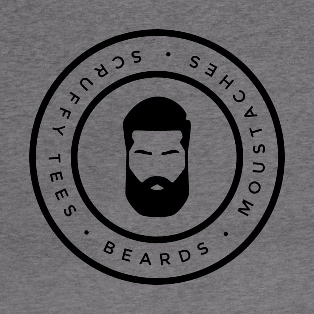 Beards, moustaches, scruffy tees by ScruffyTees